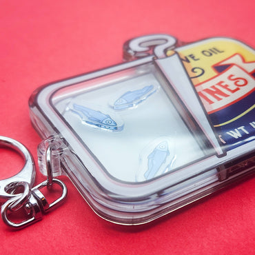 Sardines Shaker Keychain