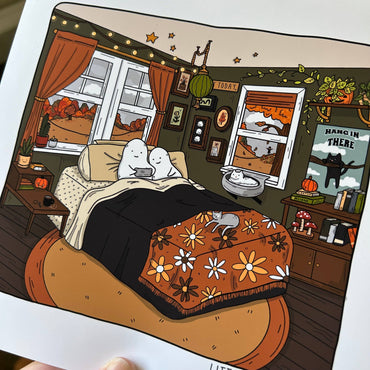 Lazy Day Square Art Print