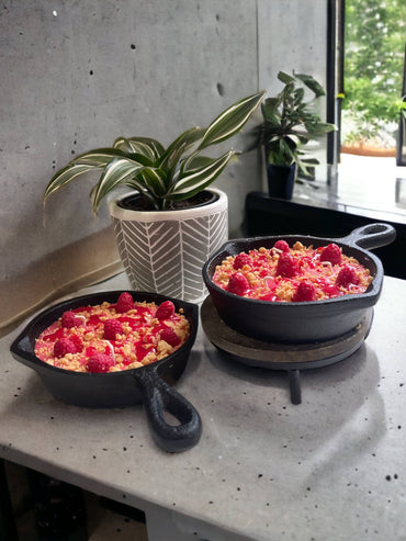 Raspberry Cobbler Skillet candle 8 oz