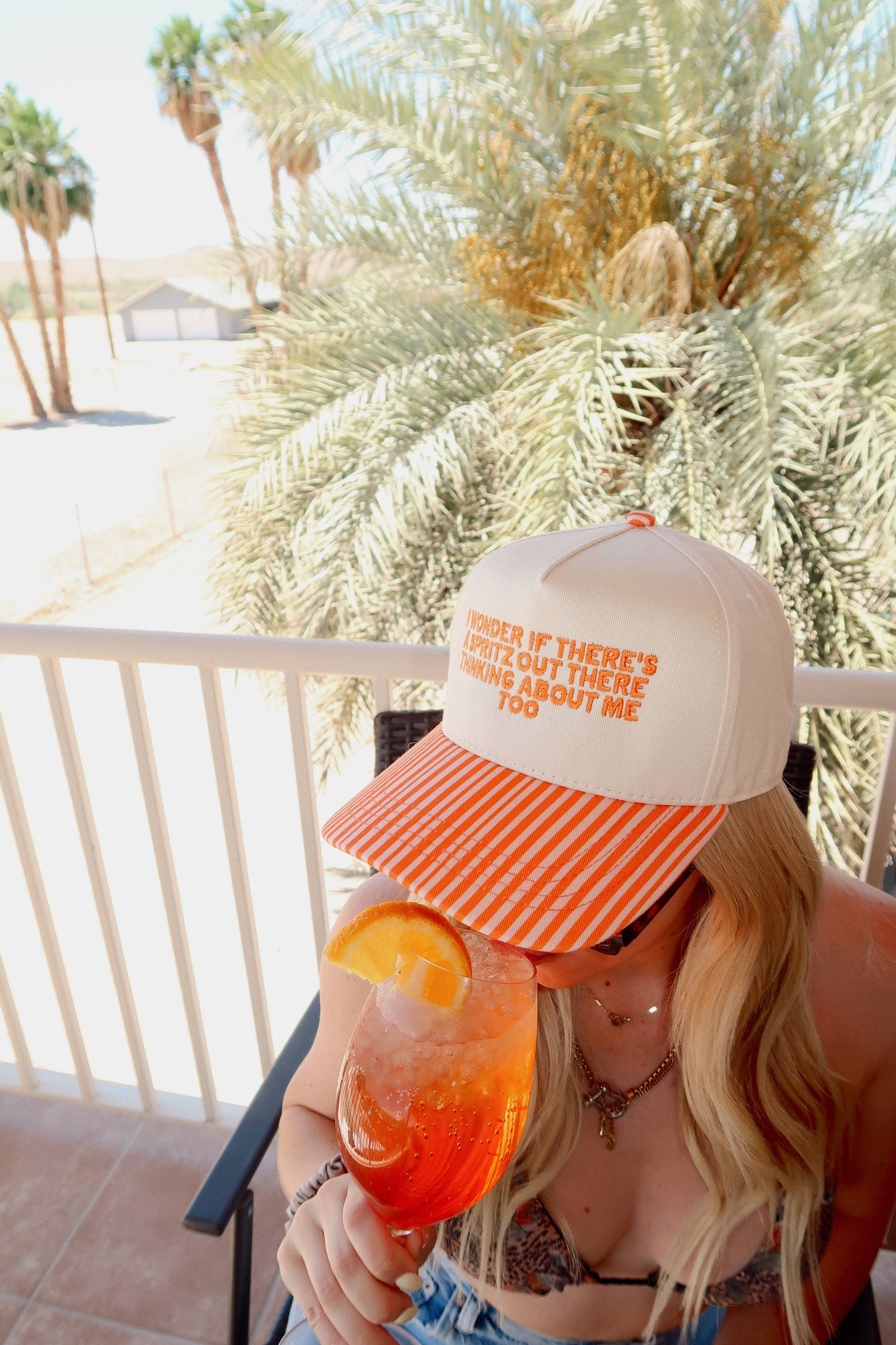 Orange Trucker Hat