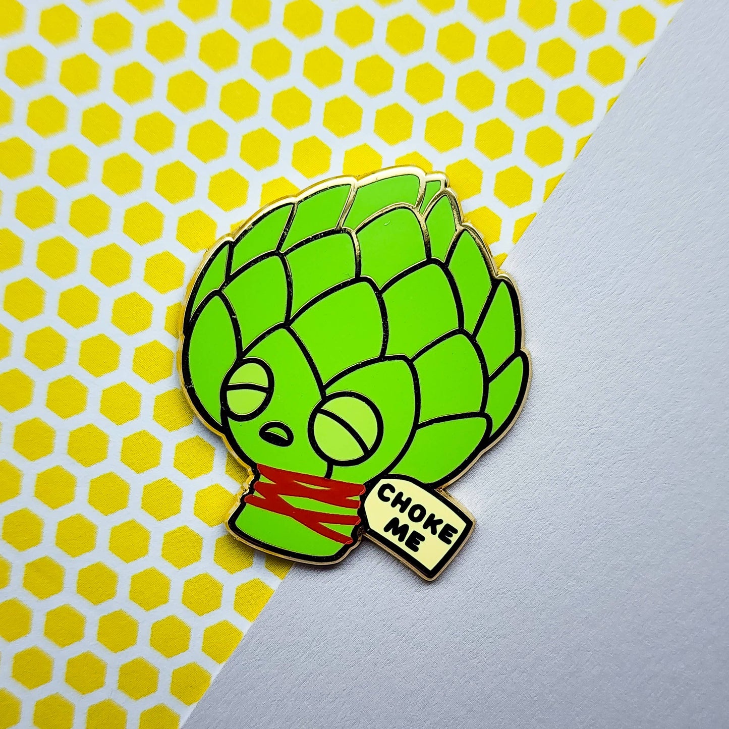 Artichoke Me Enamel Pin