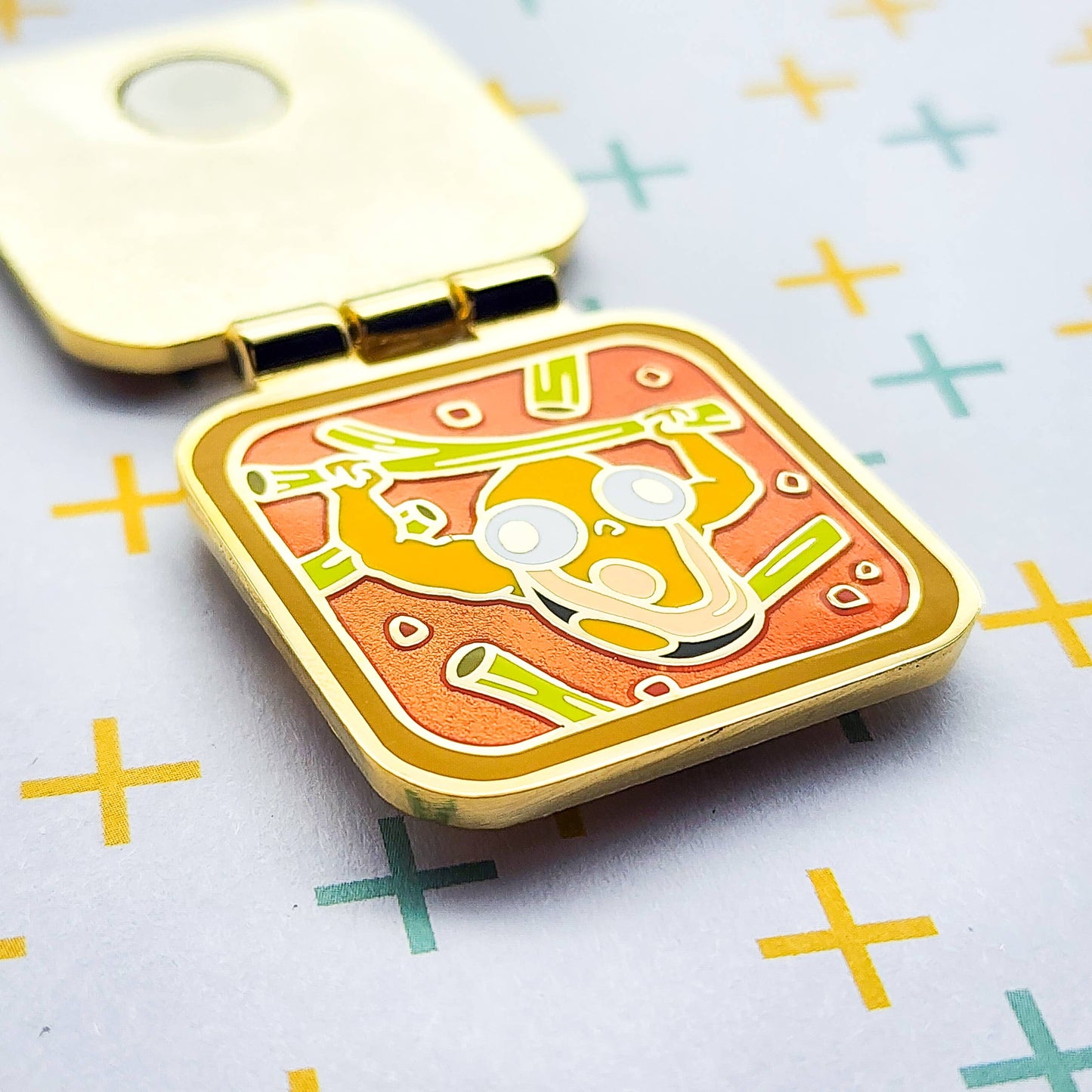 Tinned Mussels Enamel Pin