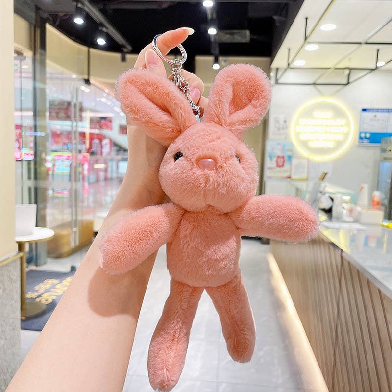 Soft Plush Bunny Rabbit Keychain Bag Charm