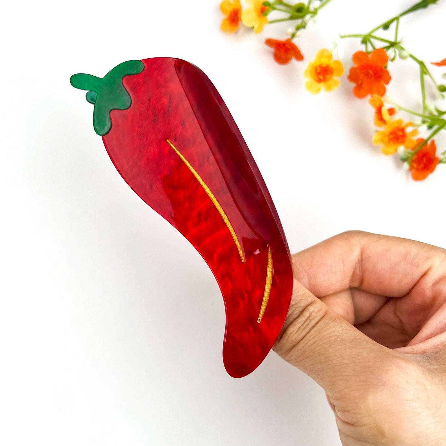 Pepper Hair Claw Clip