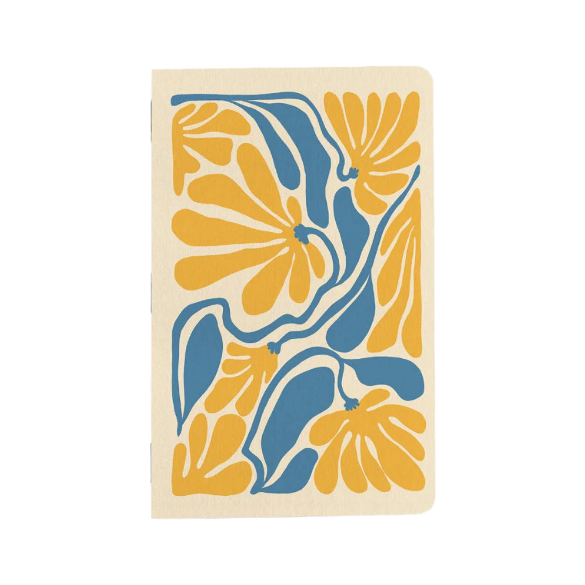 Yellow Floral Notebook