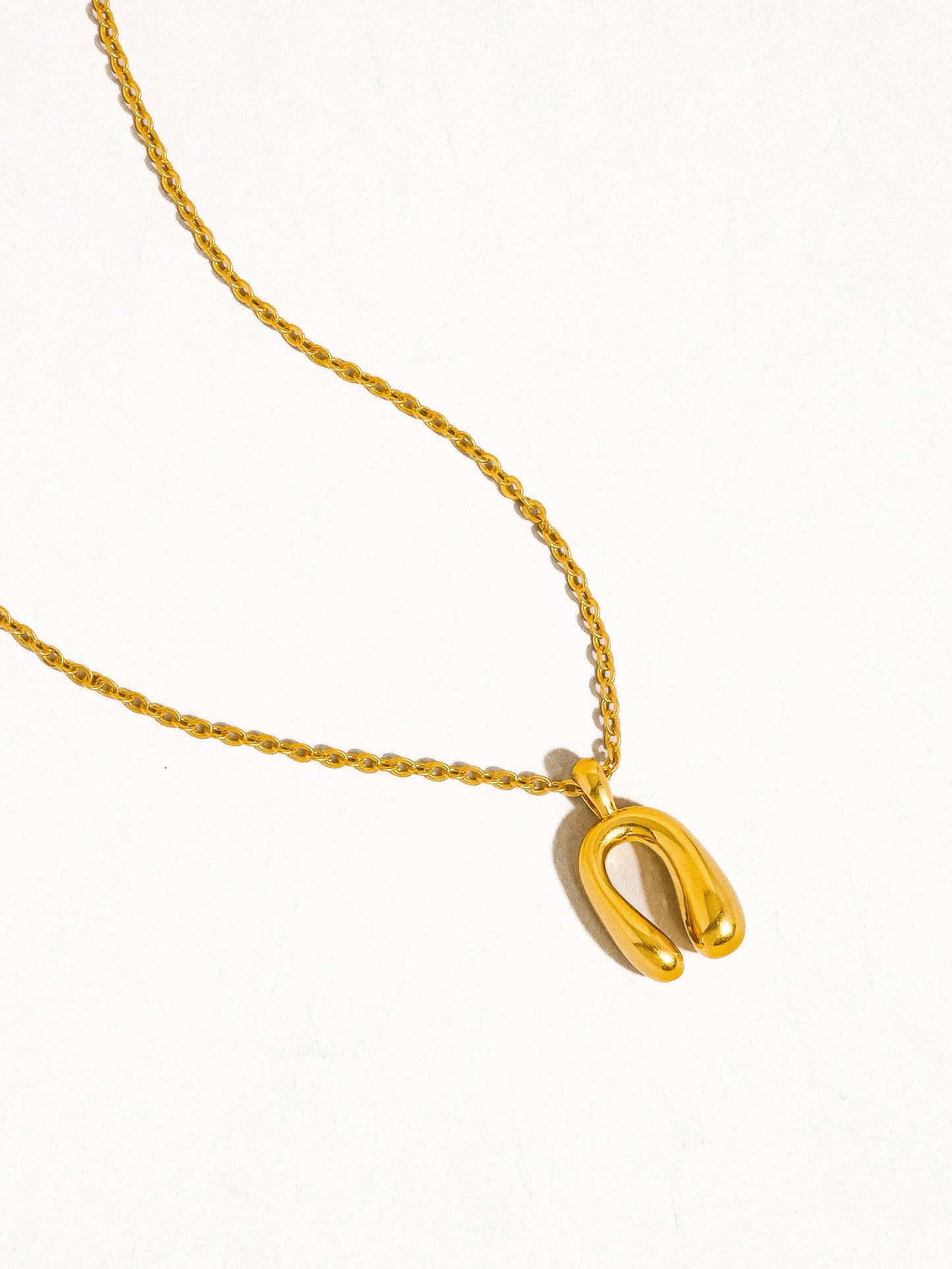 Samara Gold Western Horseshoe Necklace