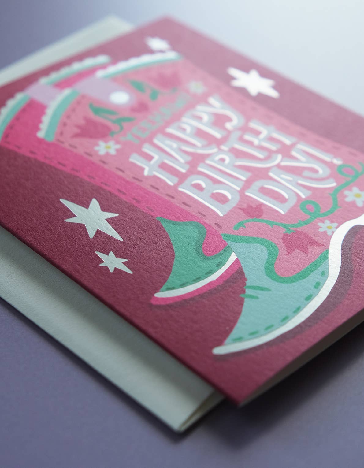 Cowgirl Happy Birthday Greeting Card
