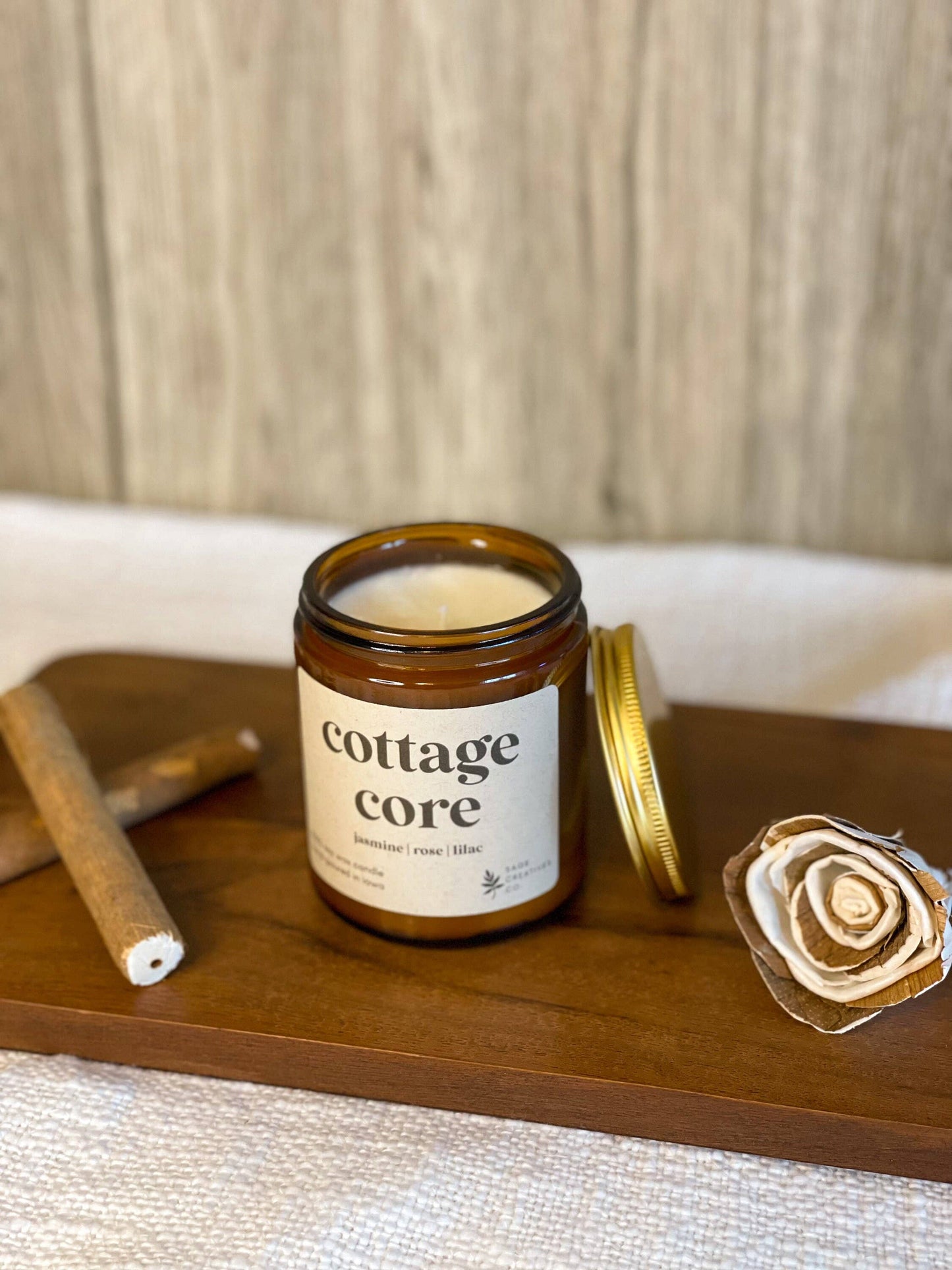 Cottage Core - 100% Soy Wax Candle