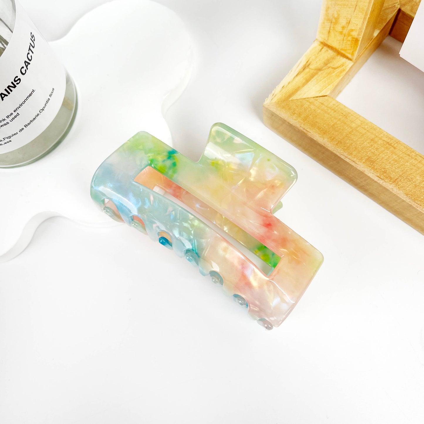 Gradient Color Hair Claw Clip
