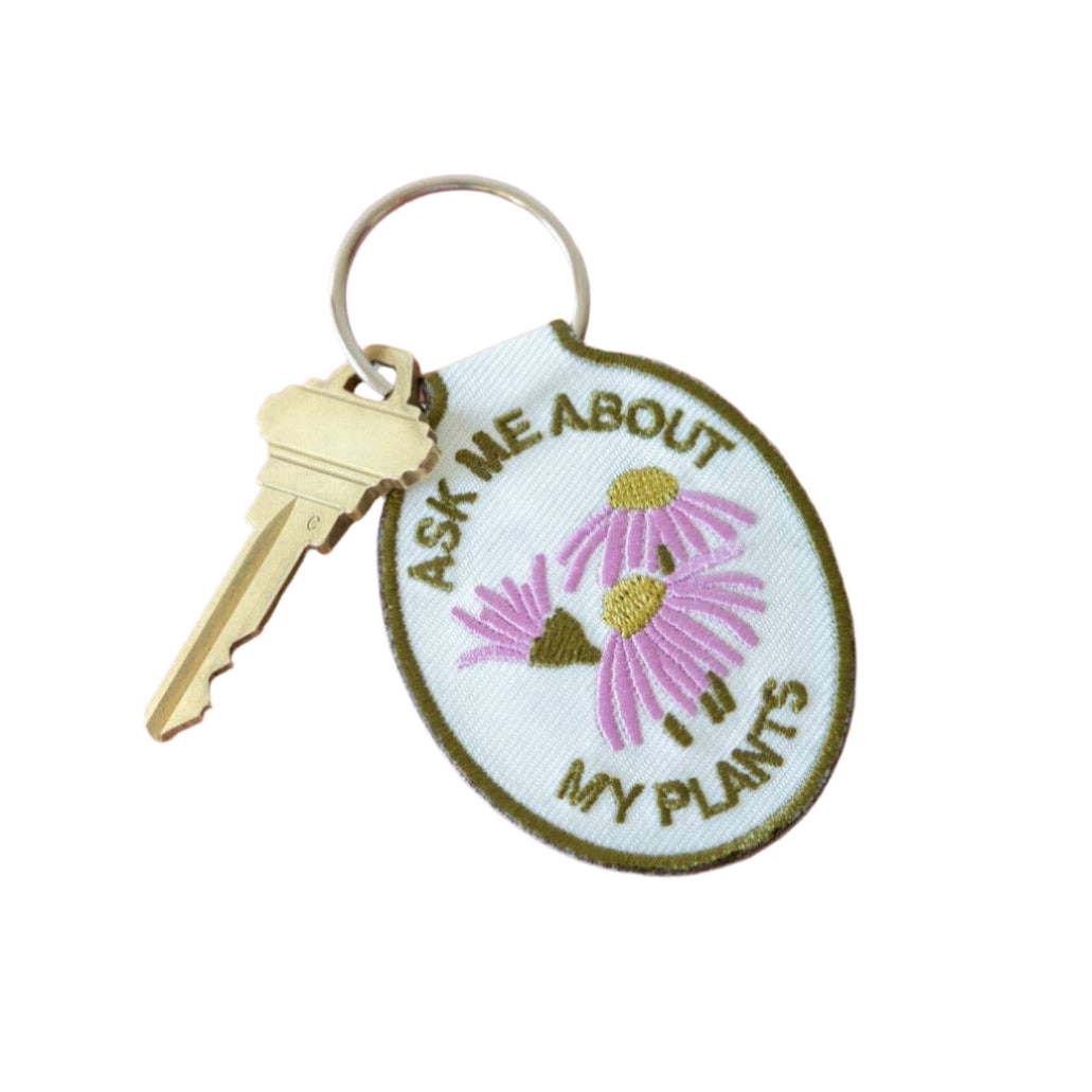 plant keychain