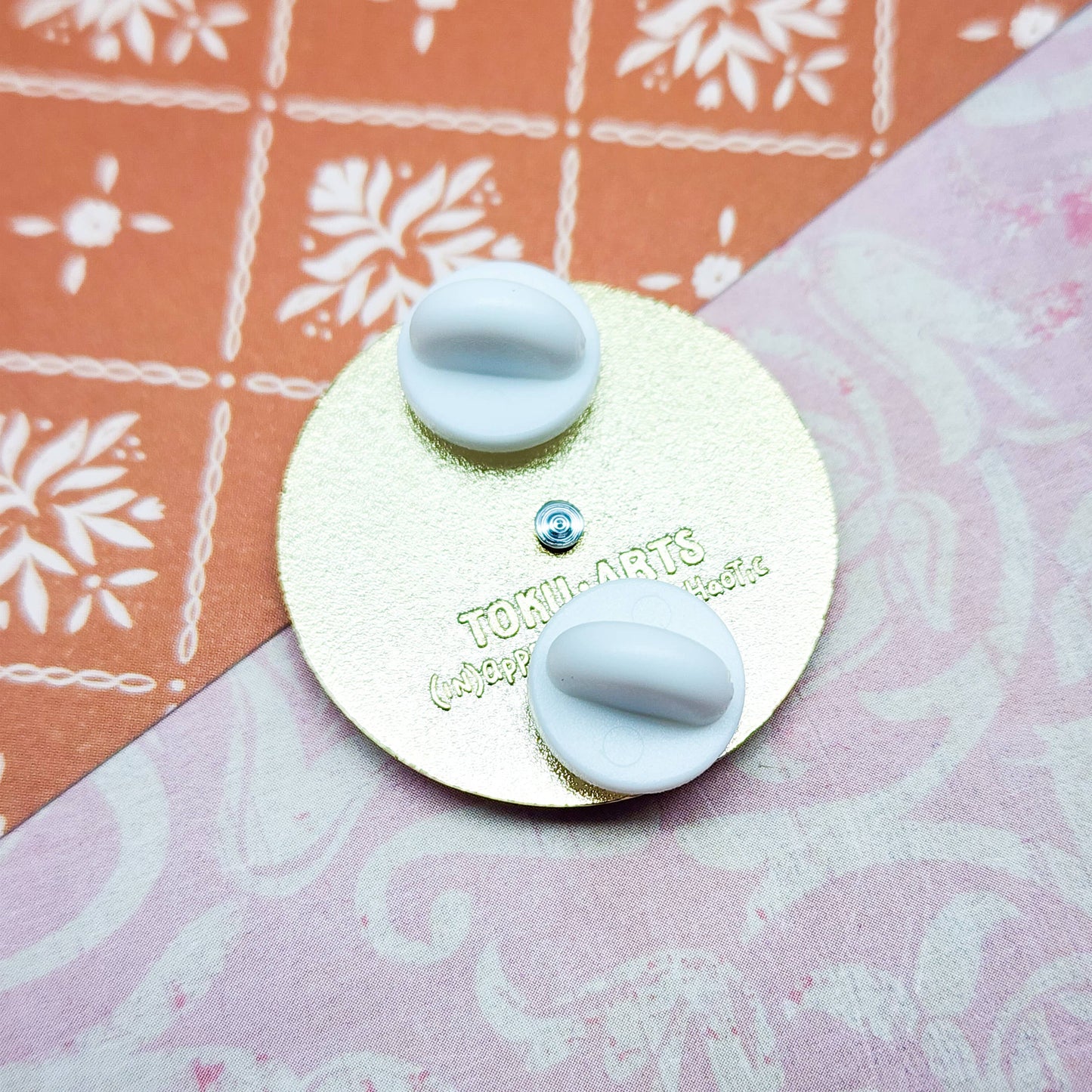 The Bean Spinning Enamel Pin