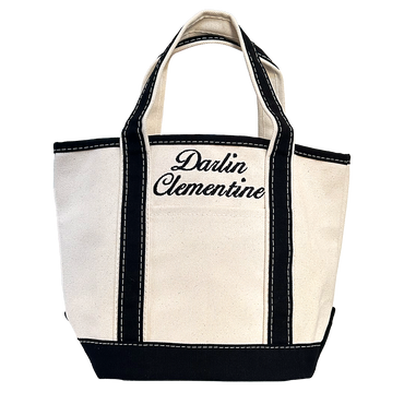 Darlin Clementine Mini Canvas Tote Bag