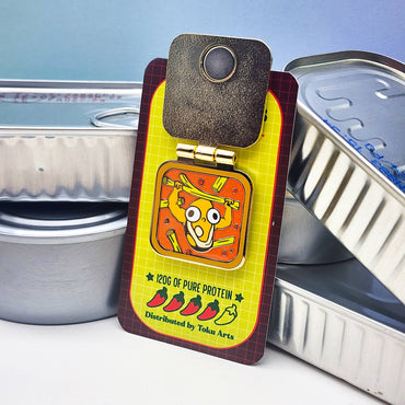 Tinned Mussels Enamel Pin