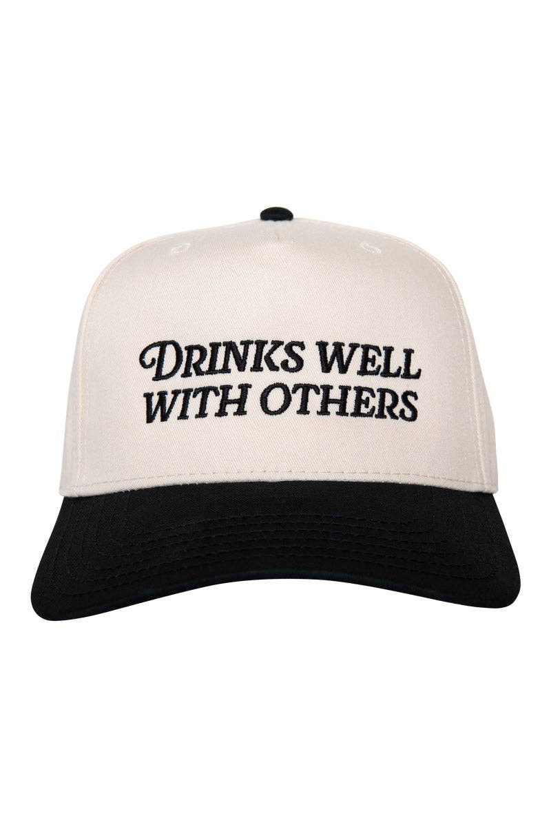 Drinks Well With Others Vintage Trucker Hats For Women
