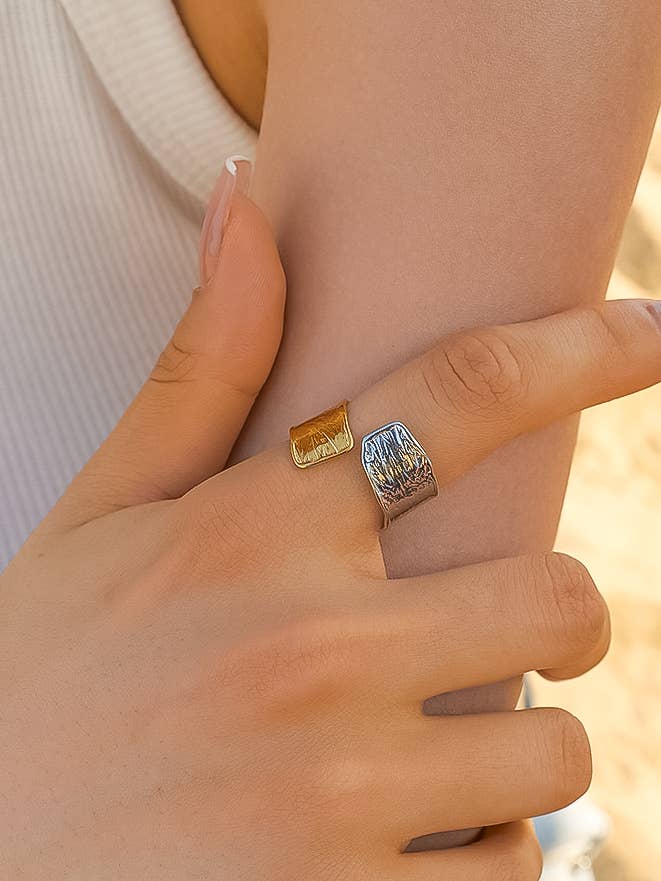 Gold and Silver Ring