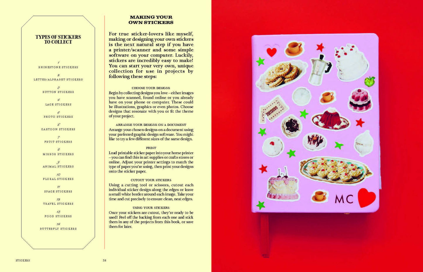 DIY scrapbook and collage guidebook featuring 15 inspiring memory crafts