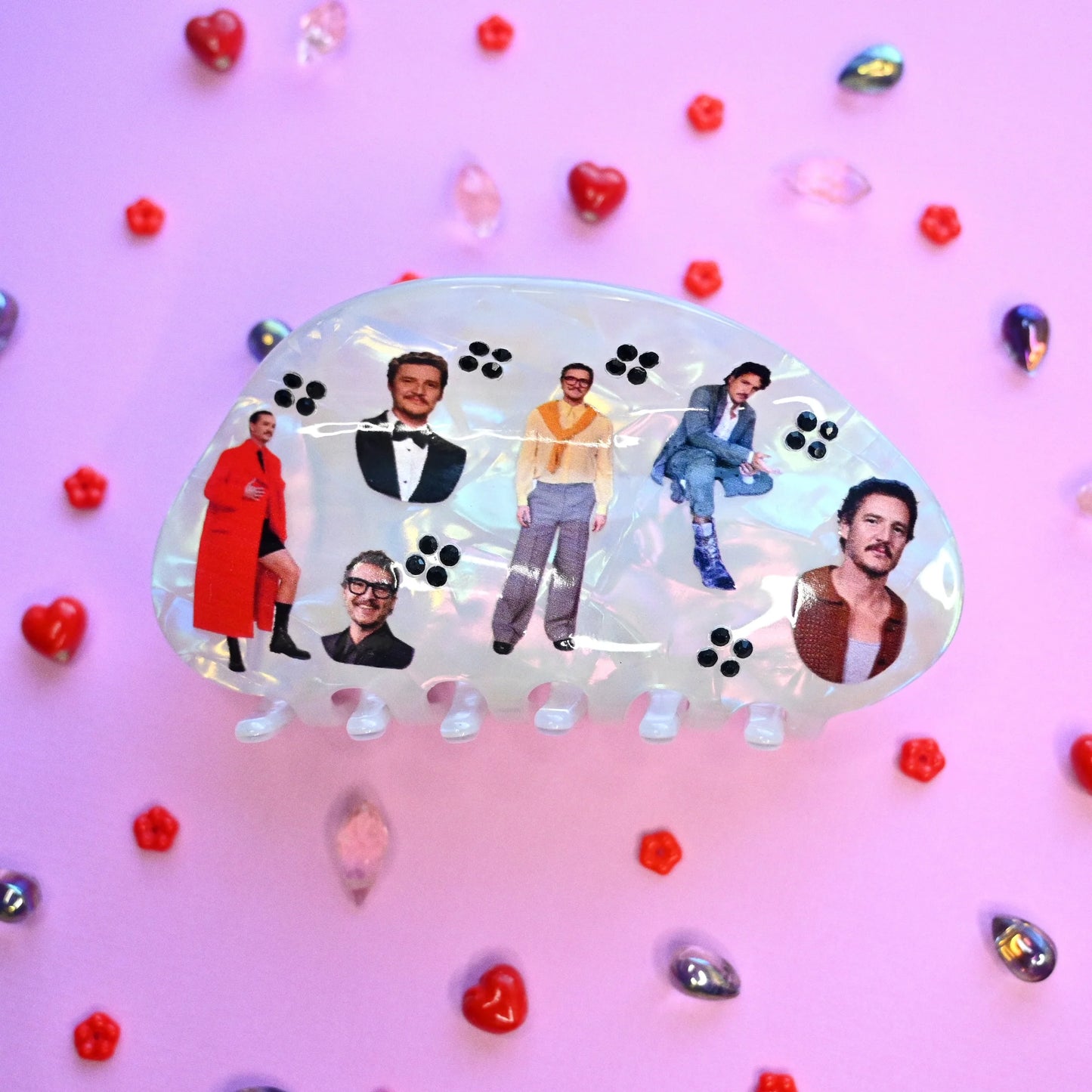 Pedro Pascal acetate clip for fans and collectors