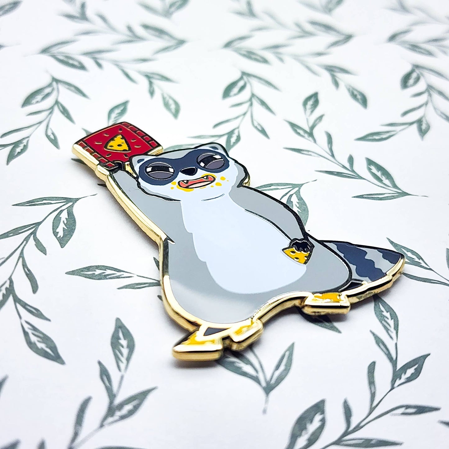 Nacho Chippies Raccoon Enamel Pin