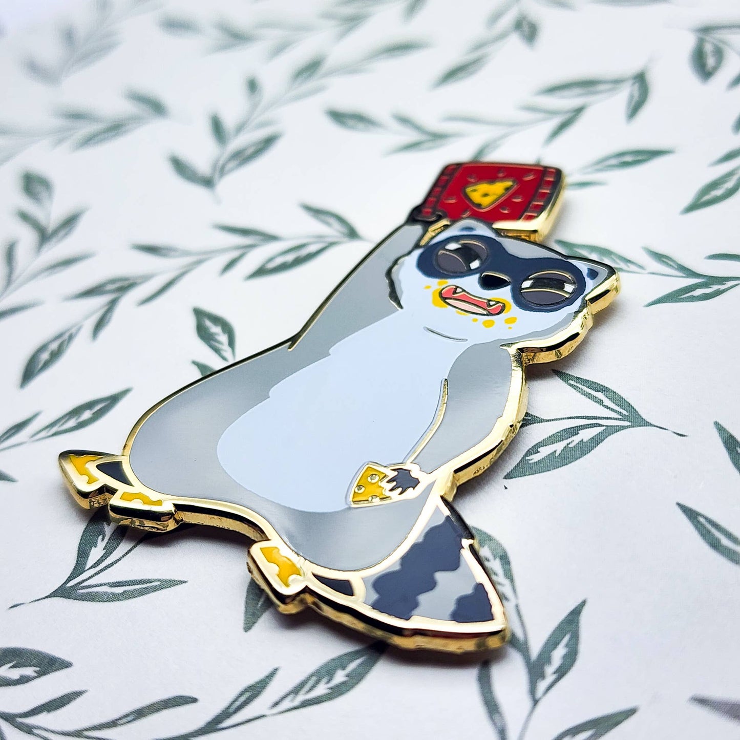 Nacho Chippies Raccoon Enamel Pin