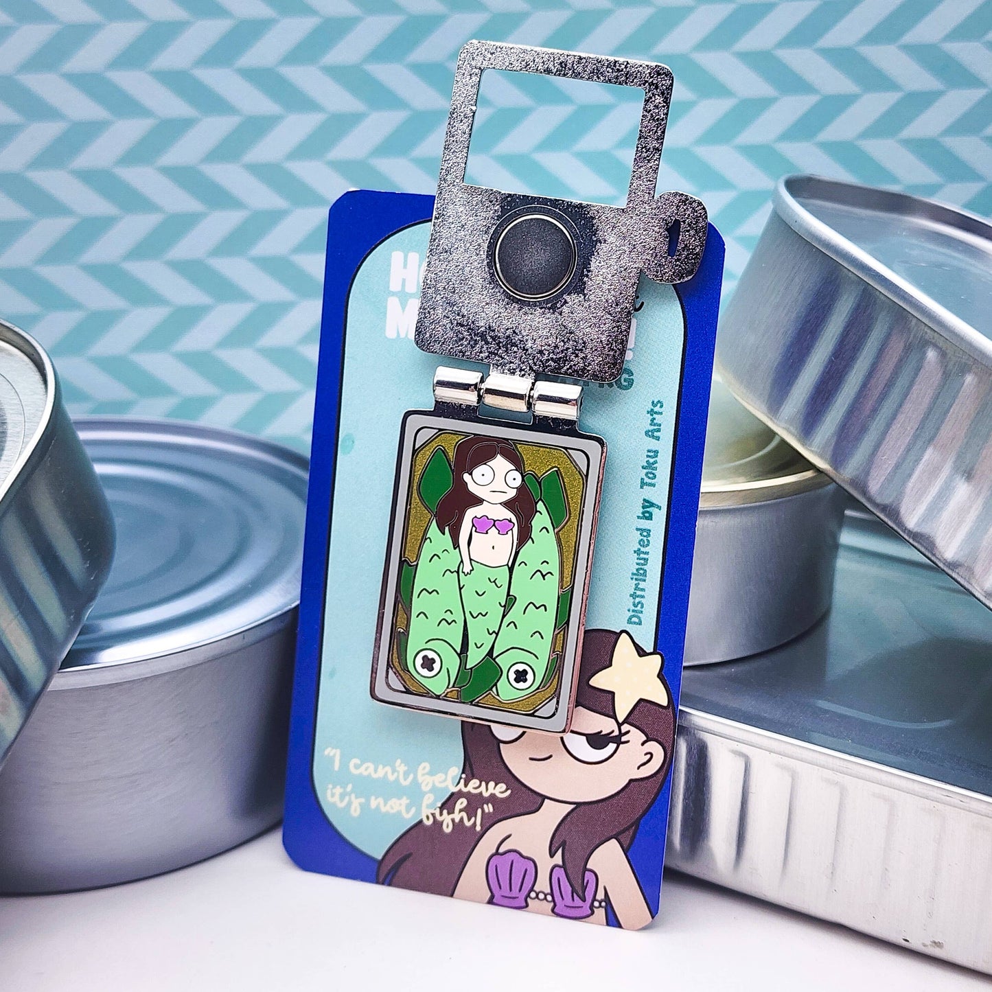 Tinned Mermaid Enamel Pin