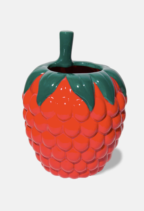 Raspberry Vase