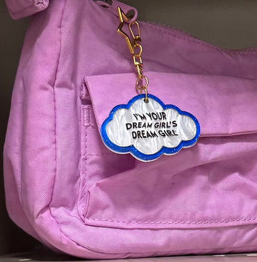 Dream girl cloud acrylic keychain – fan gift or bag charm