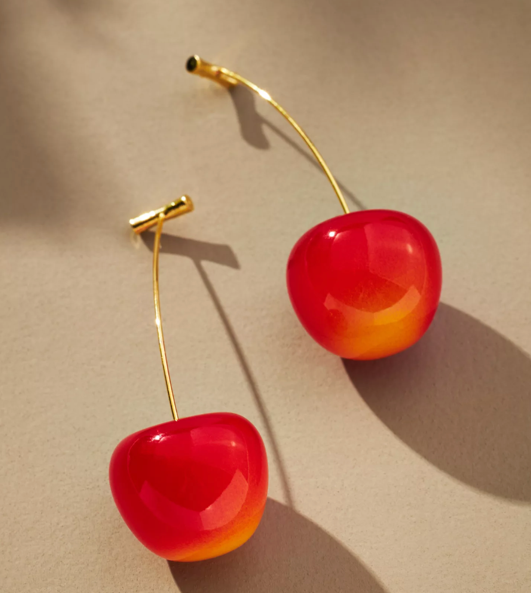 Cherry Gold Earrings