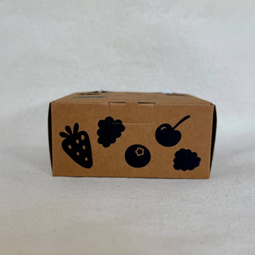 Handcrafted Mixed Berry Birthday Candles made from Pure Beeswax