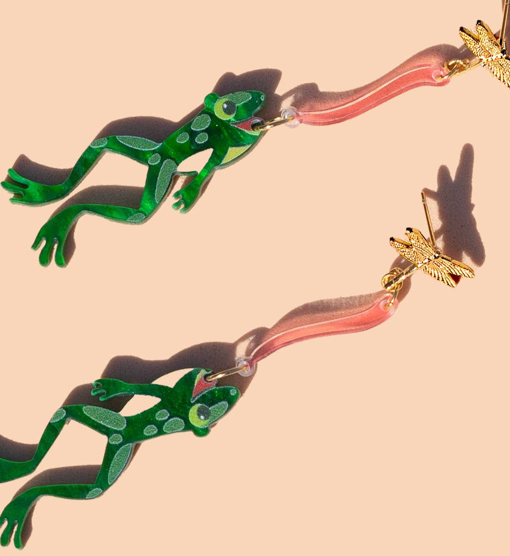 Frog Earrings
