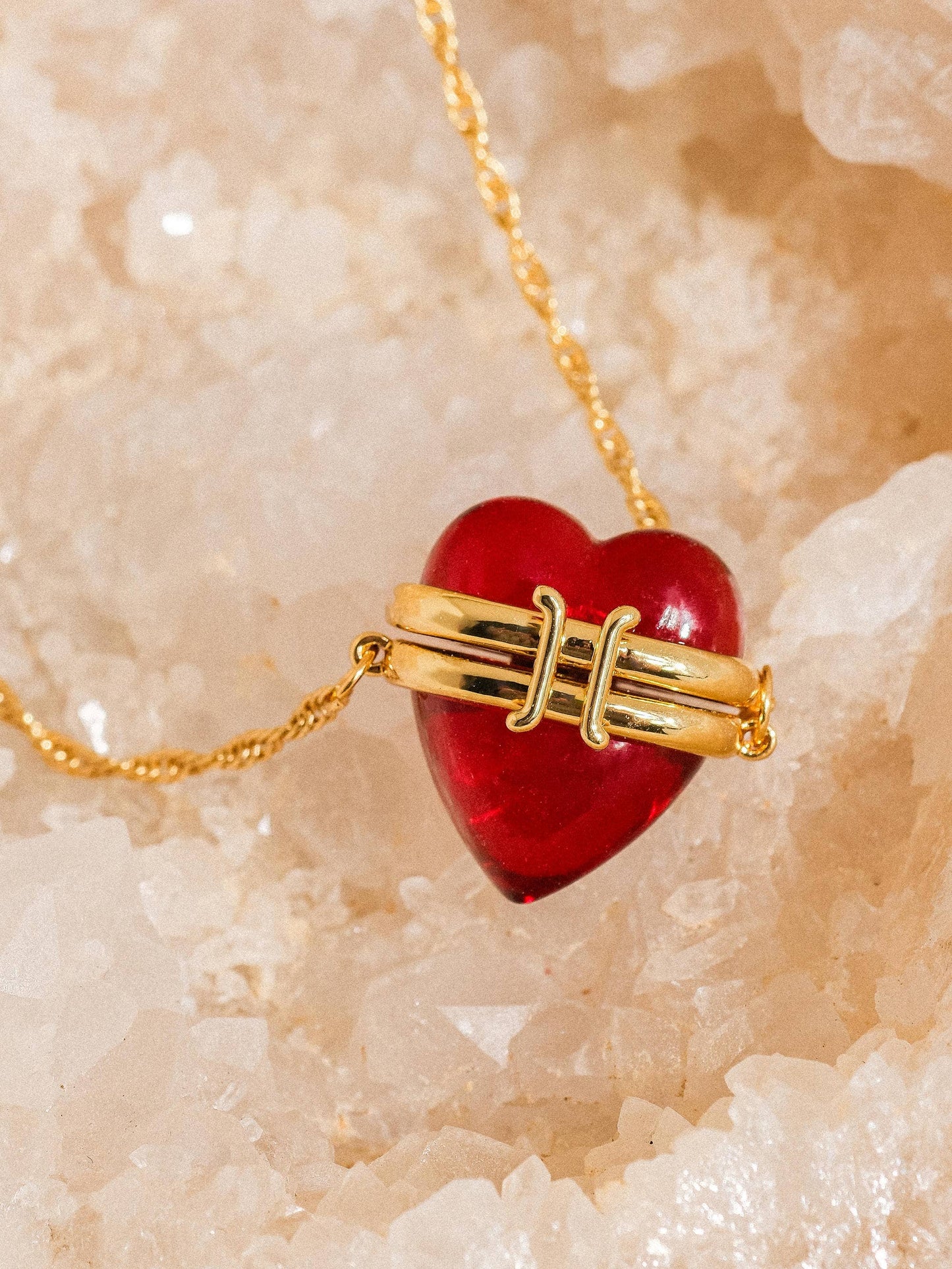 Vintage Heart Locket Necklace