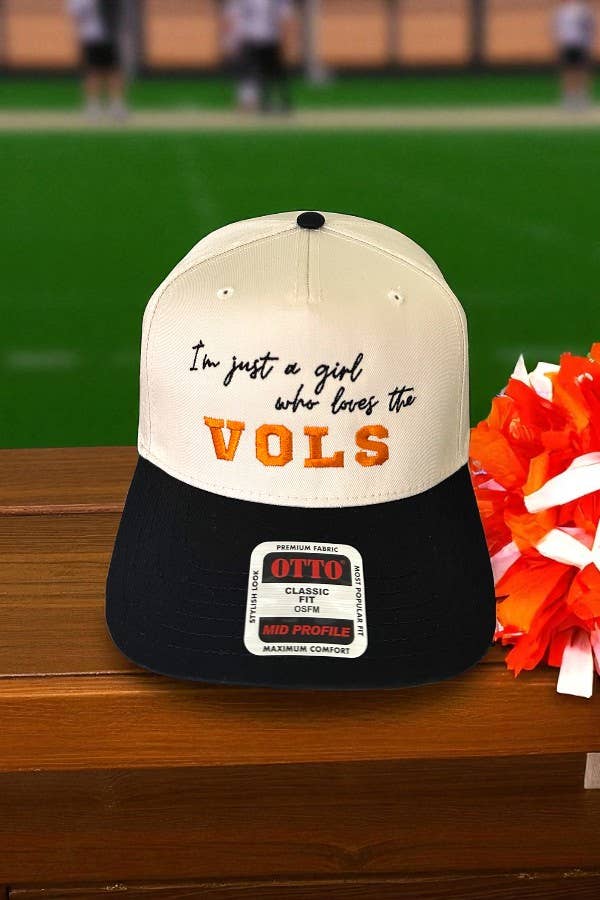 Vols I’m Just a Girl Embroidered Hat