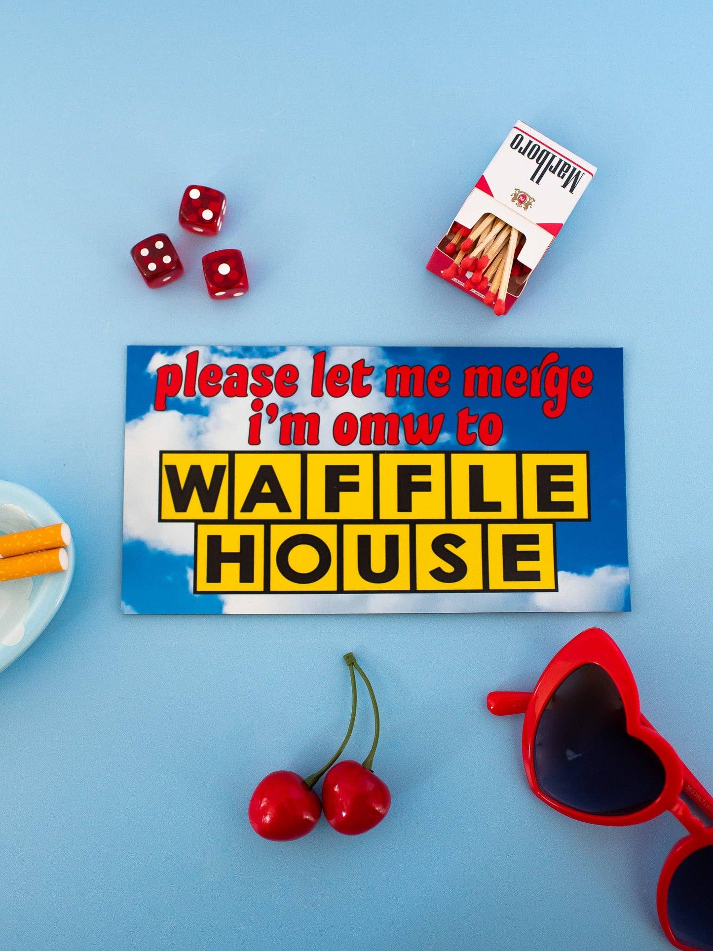 Waffle house magnet