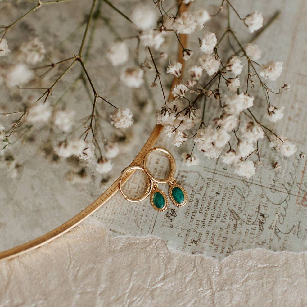 Dainty turquoise earrings perfect for gifting or stacking