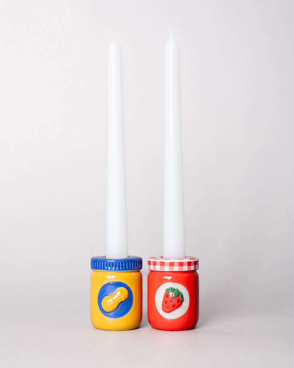 PB&J Taper Candle Holder Set