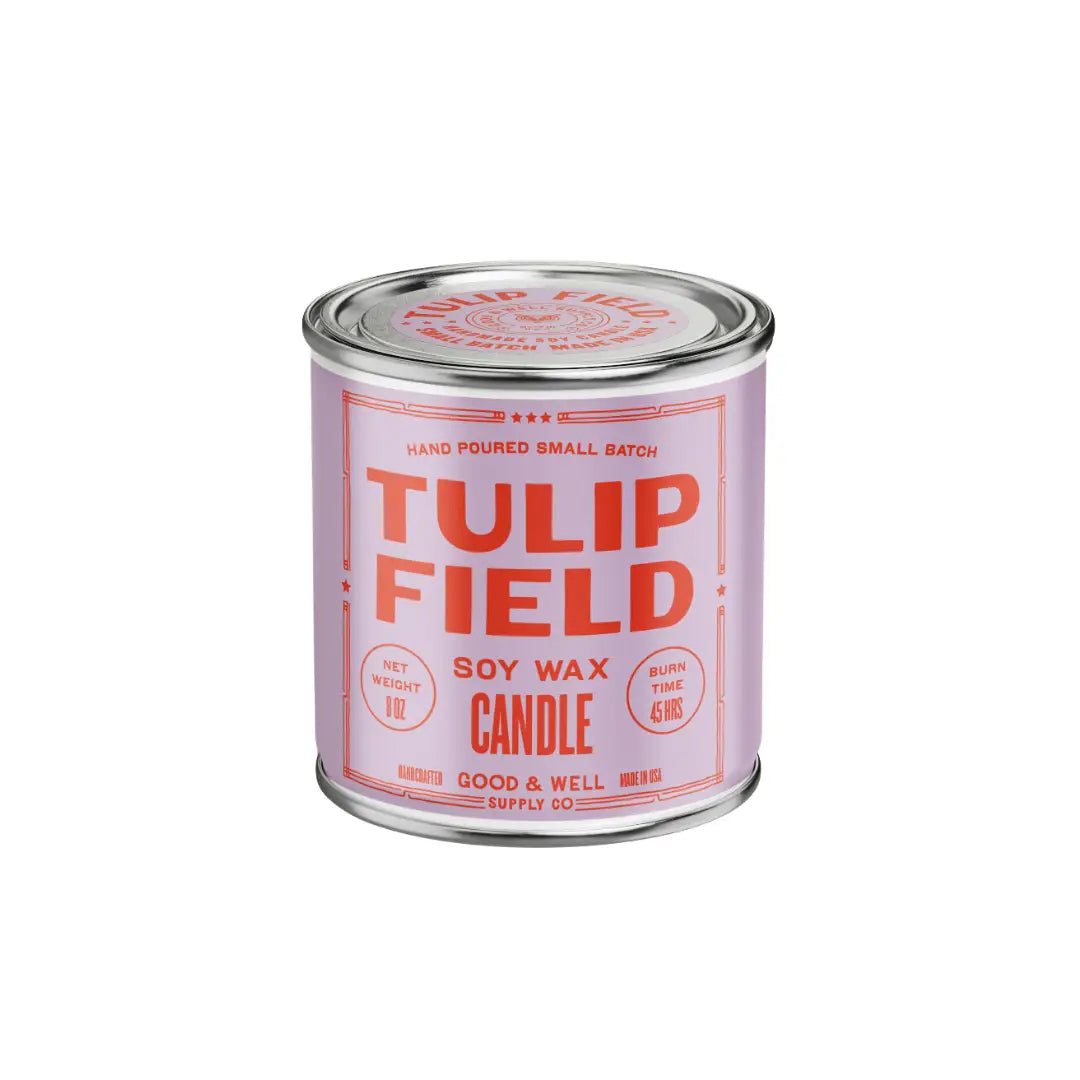 Tulip Field Soy Wax Candle