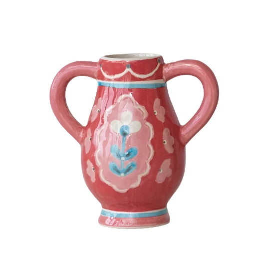 Blossom Flower Hand Painted Urn