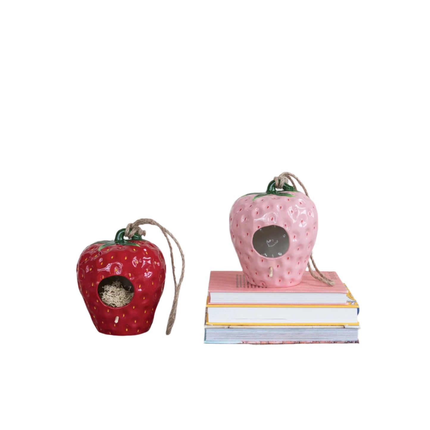 Strawberry Hanging Bird House