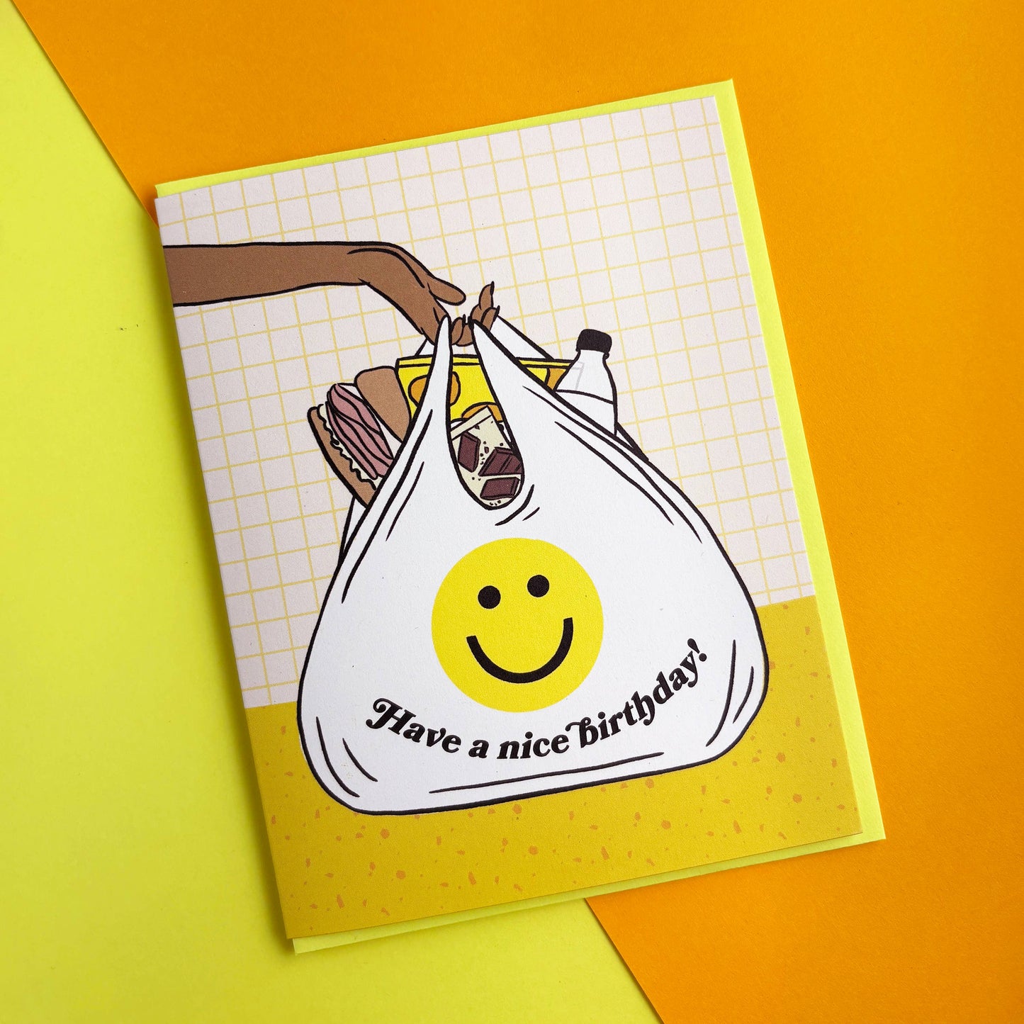 Deli Bodega Bag Birthday Card
