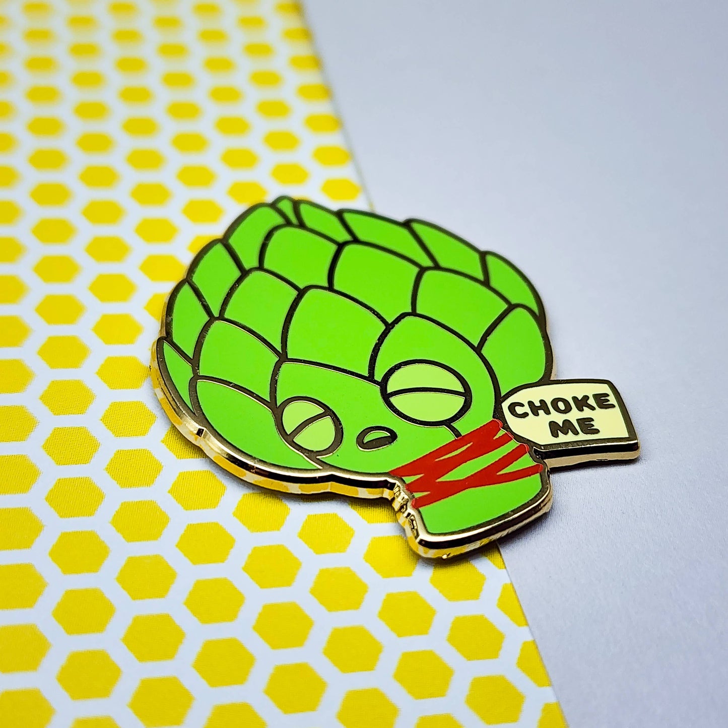 Artichoke Me Enamel Pin
