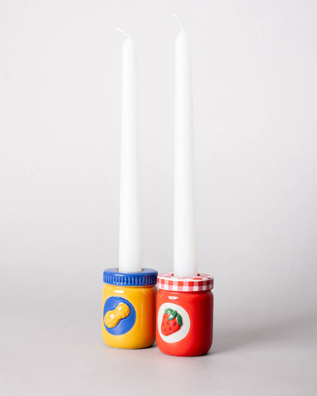 PB&J Taper Candle Holder Set