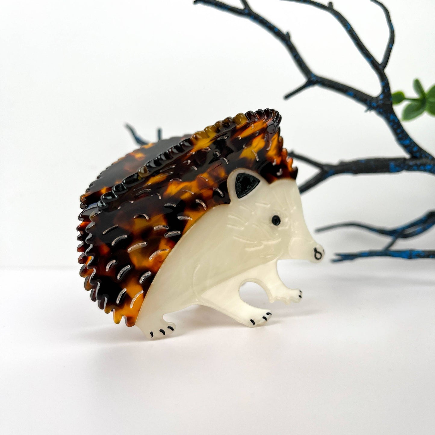 Spiky Hedgehog Acetate Hair Claw Clip