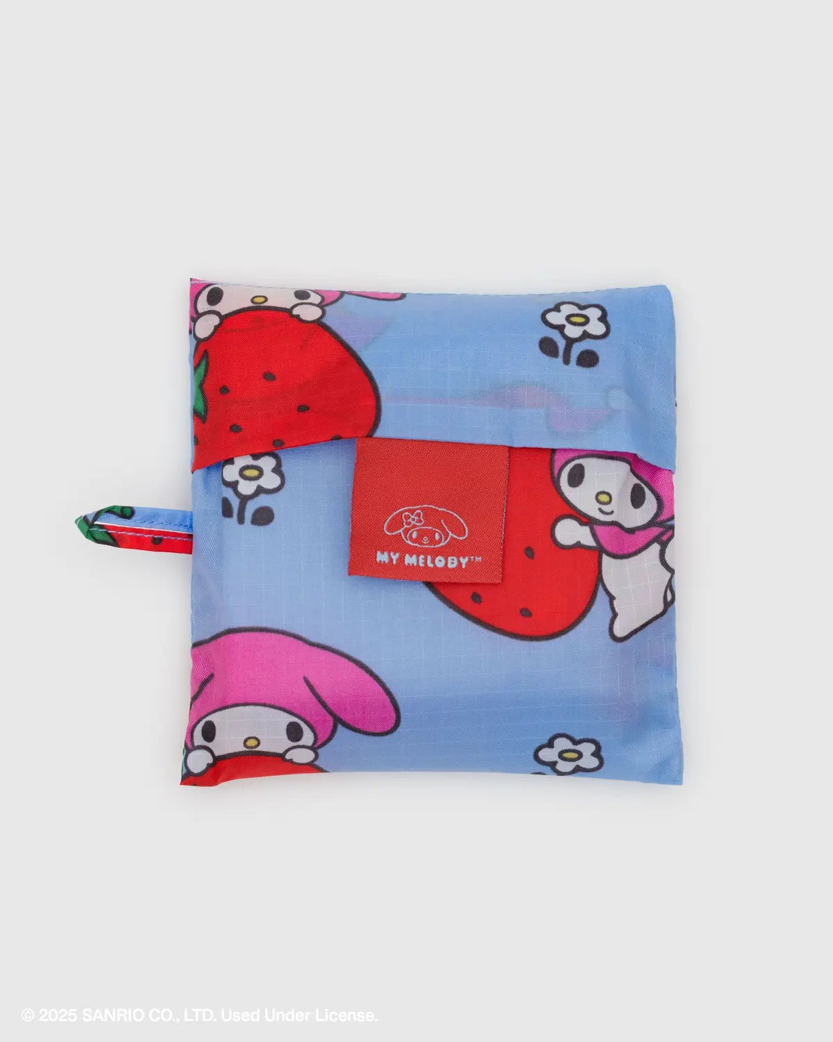 Durable and washable BAGGU My Melody Strawberry tote bag for shopping gift shop