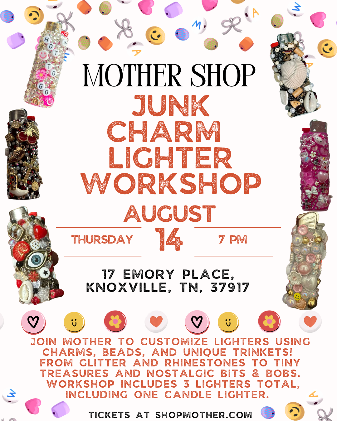 Junk Charm Lighter Workshop
