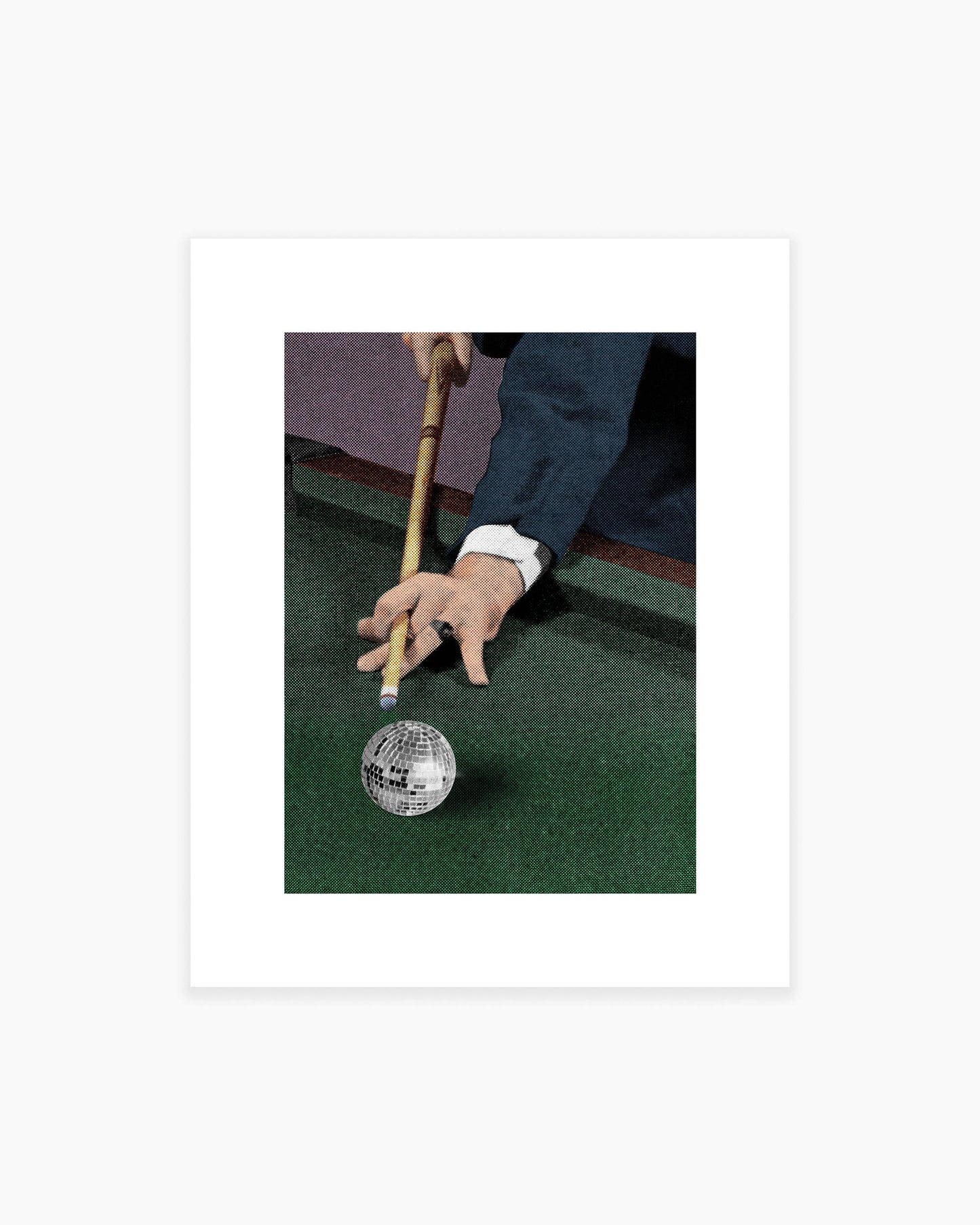 Disco Billiards Art Print