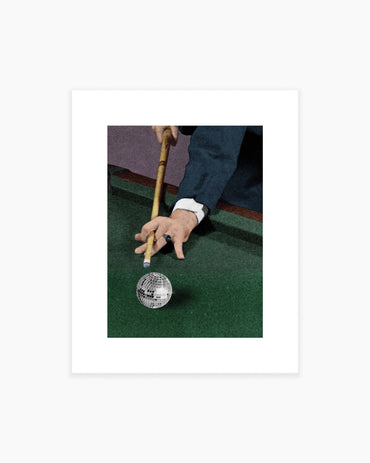 Disco Billiards Art Print