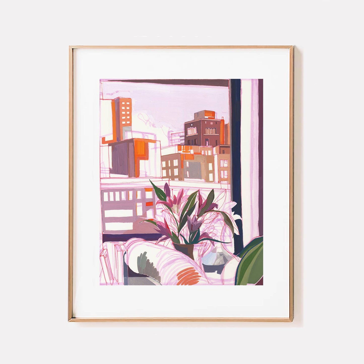 Manhattan Sunset Art Print