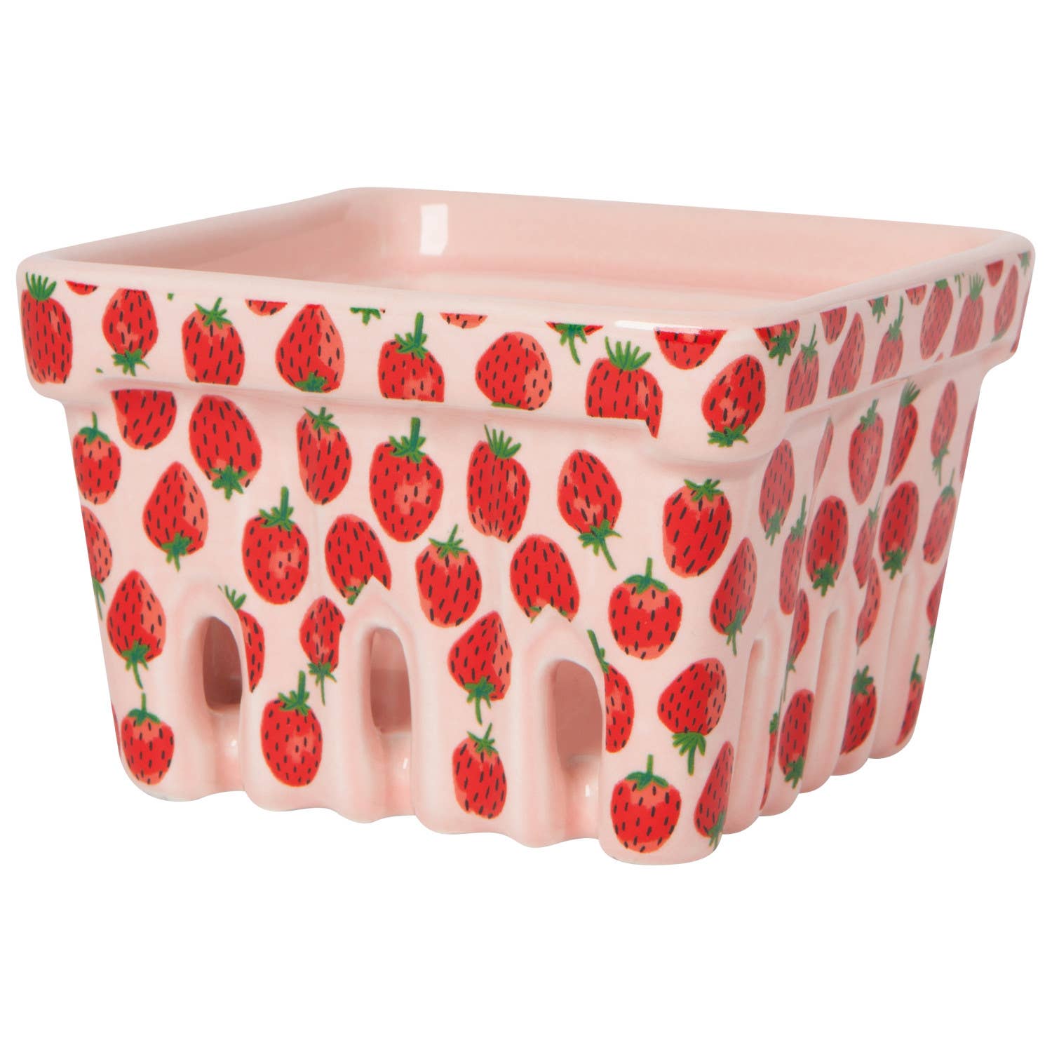 Berry Sweet ceramic berry basket kitchen decor