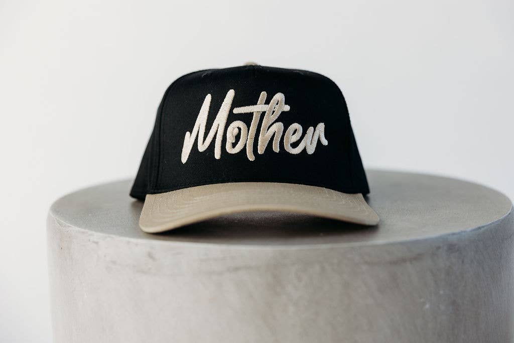 Mother Black & Tan Women's Vintage Embroidered Hat