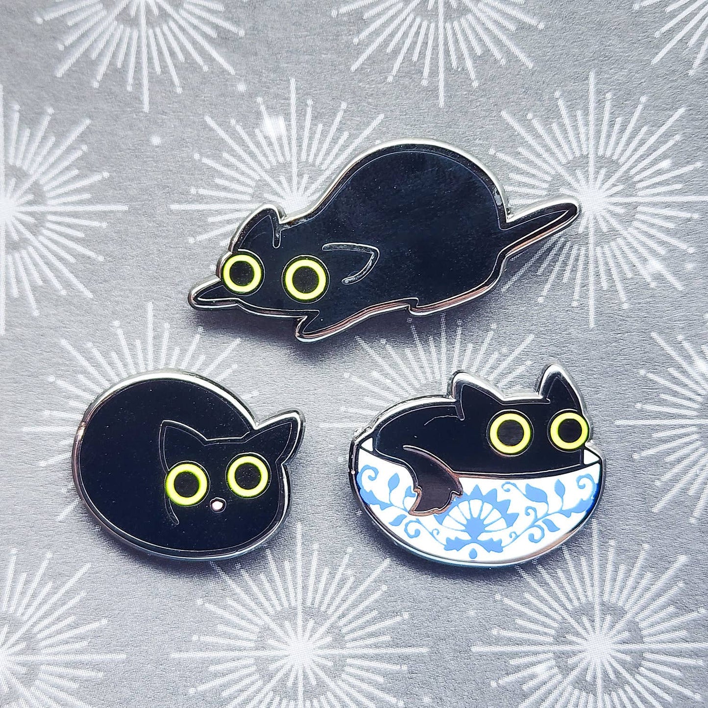 Void Cats Enamel Pin Set