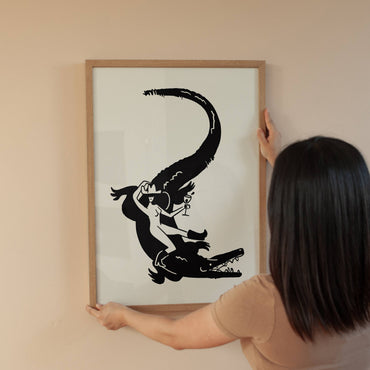Florida Woman Western Art Print